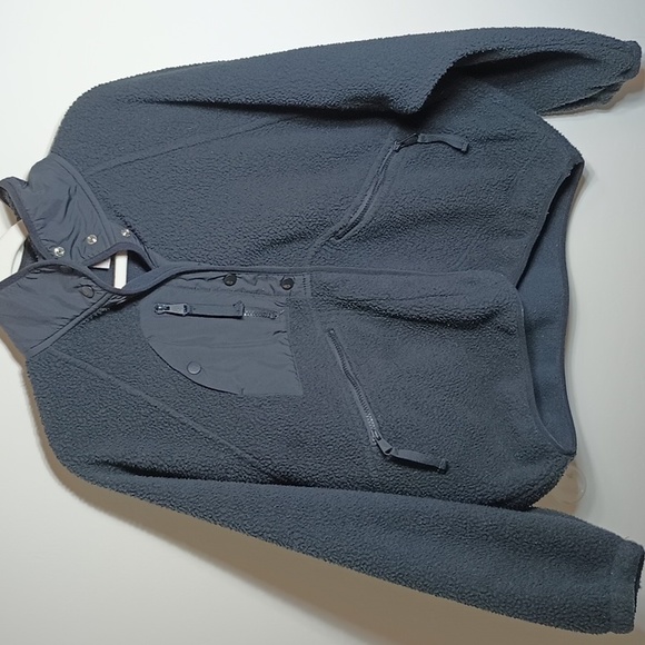 4*Free People $148 " hit the slope Sherpa jacket medium - Picture 3 of 5